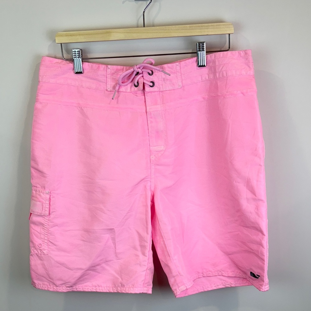 NWT Vineyard Vines Pink Swim/board Shorts size 33